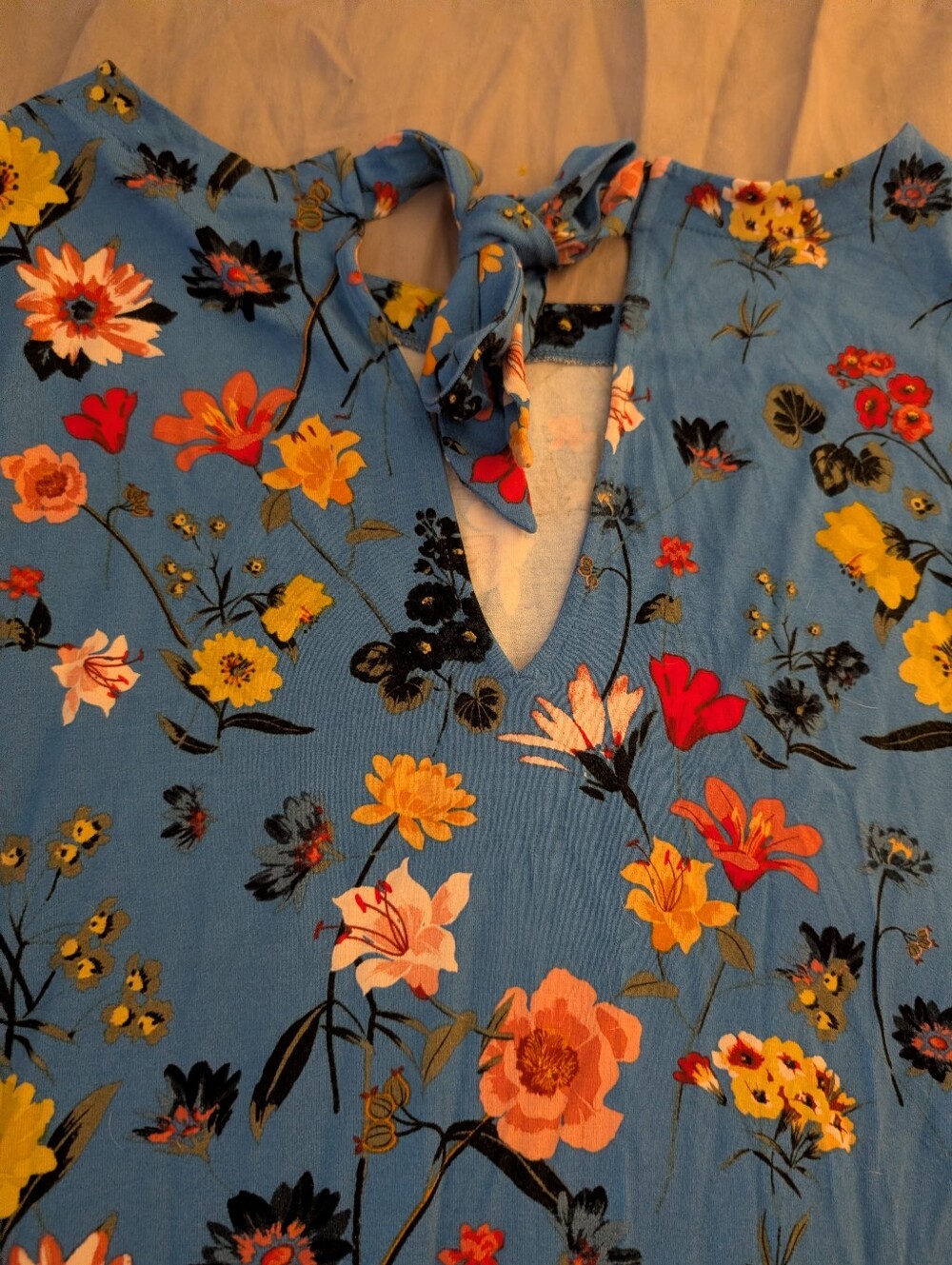 LOFT Floral Swing Dress - Picture 5 of 8